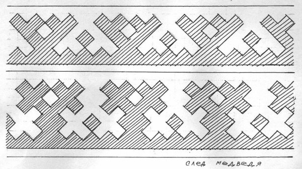 Орнамент Ханты и манси рога оленя
