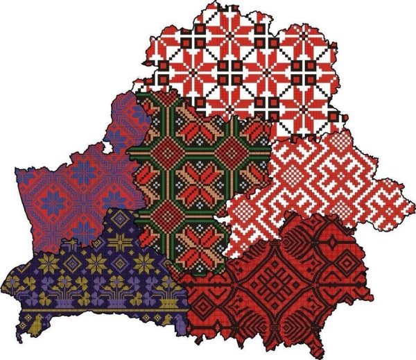 Белорусский национальный орнамент вышивки