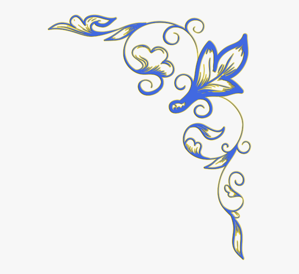 Красивый орнамент уголок