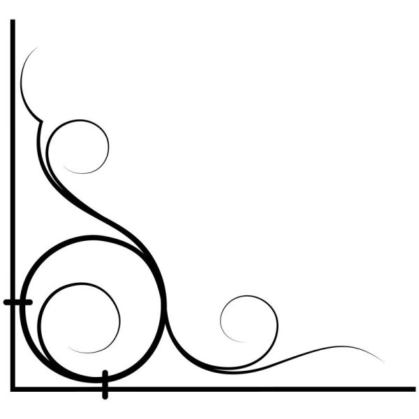 Вензеля по углам