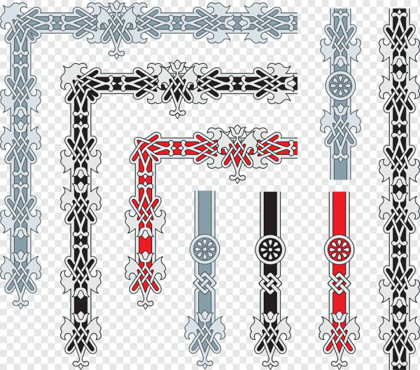 Славянский орнамент угловой