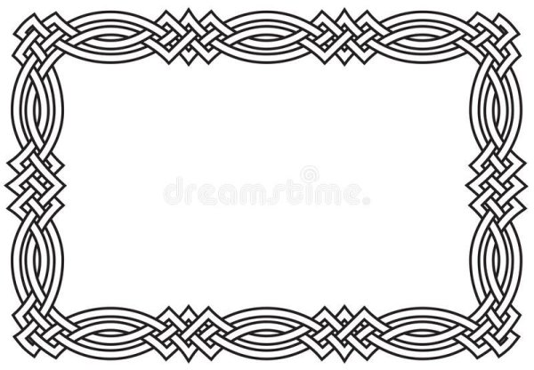 Рамка в кельтском стиле