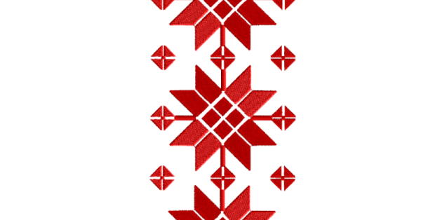 Мордовский орнамент в полосе