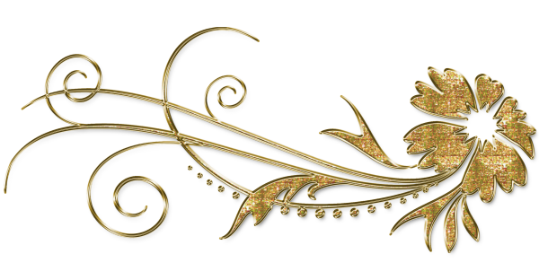 Золотые завитушки