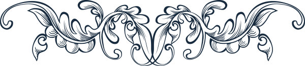 Красивый Вензель на прозрачном фоне