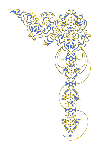 Церковный орнамент на прозрачном фоне