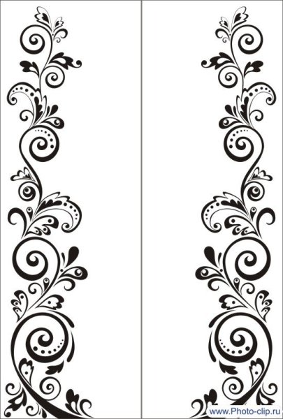 Узор вертикальный