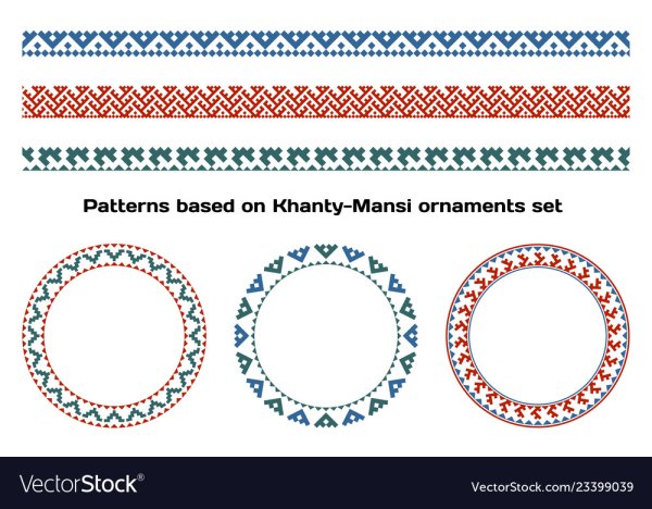 Национальный узор Ханты и манси