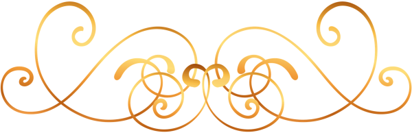 Красивый Вензель на прозрачном фоне