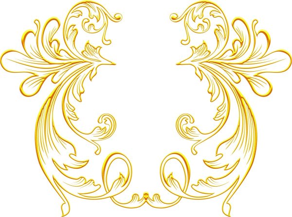 Золотистые узоры