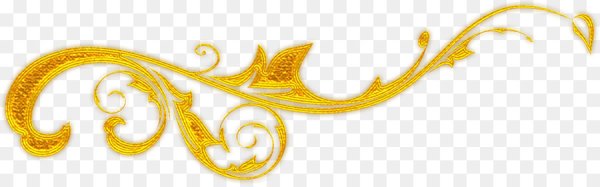 Желтые узоры без фона