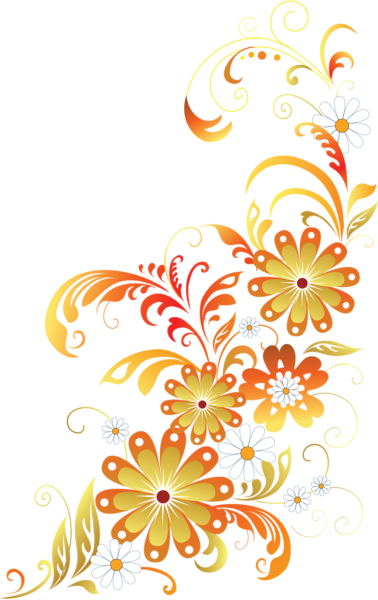 Орнамент на прозрачном фоне