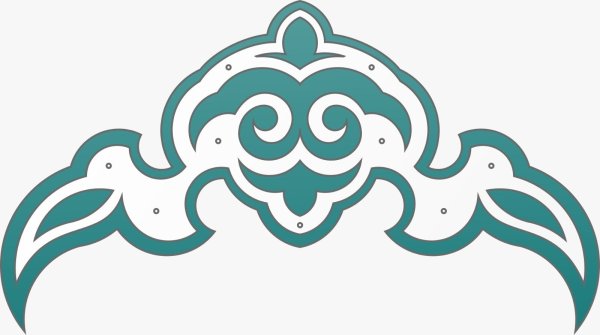 Алтайский национальный орнамент трафарет