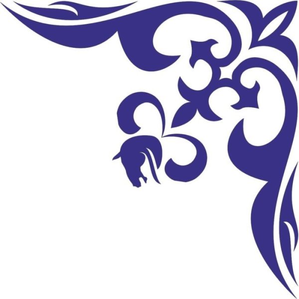 Казахский орнамент угловой