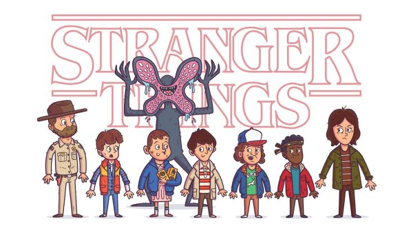 ОСД рисунок stranger things