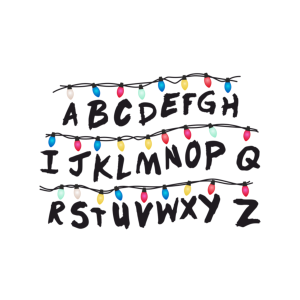 Stranger things алфавит