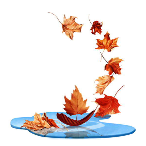 Клипарт октябрь на прозрачном фоне