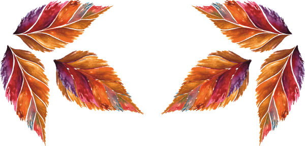 Осенние листья акварель