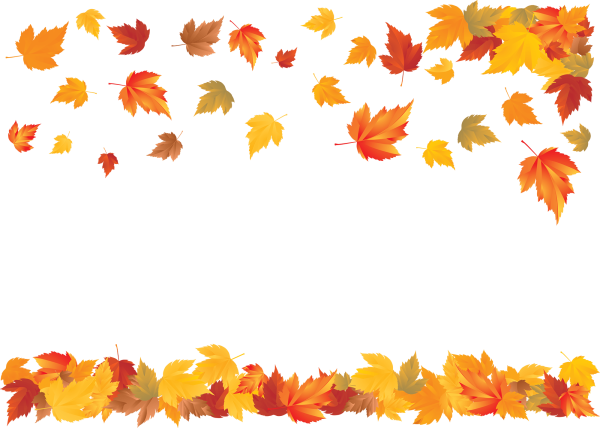 Осенние элементы без фона