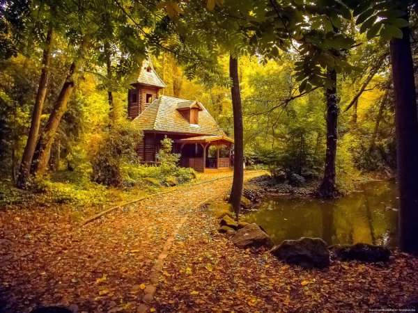 Осенний домик