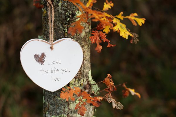 Осеннее сердечко