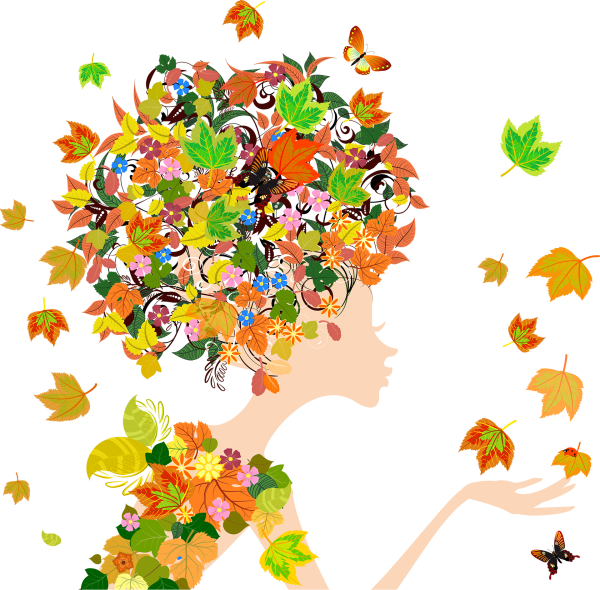 Осенние листья для детей на прозрачном фоне