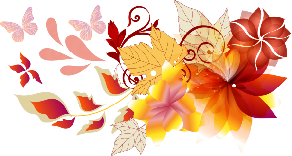 Осенний клипарт на прозрачном фоне
