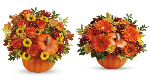 Осенняя композиция с тыквой