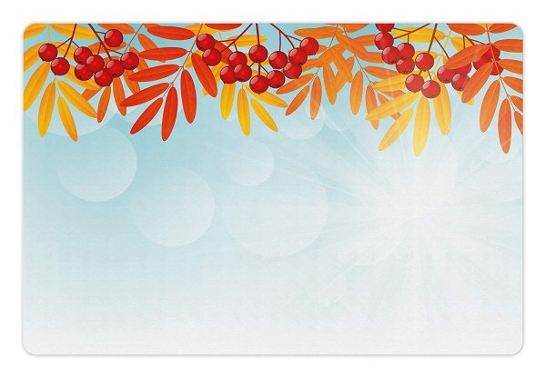 Рамка рябина