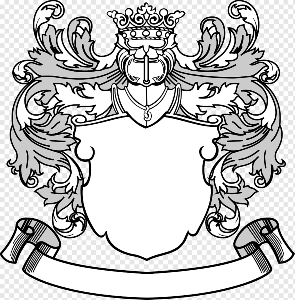 Намет на гербе векторное изображение