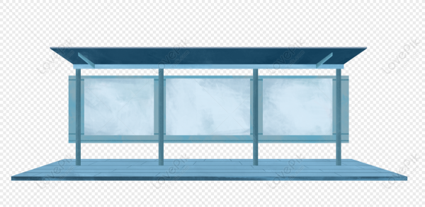 Автобусная остановка для фотошопа