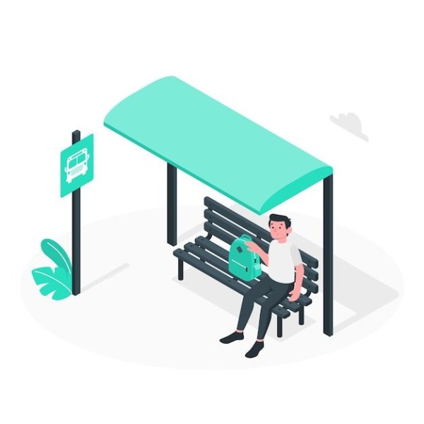 Остановка на белом фоне