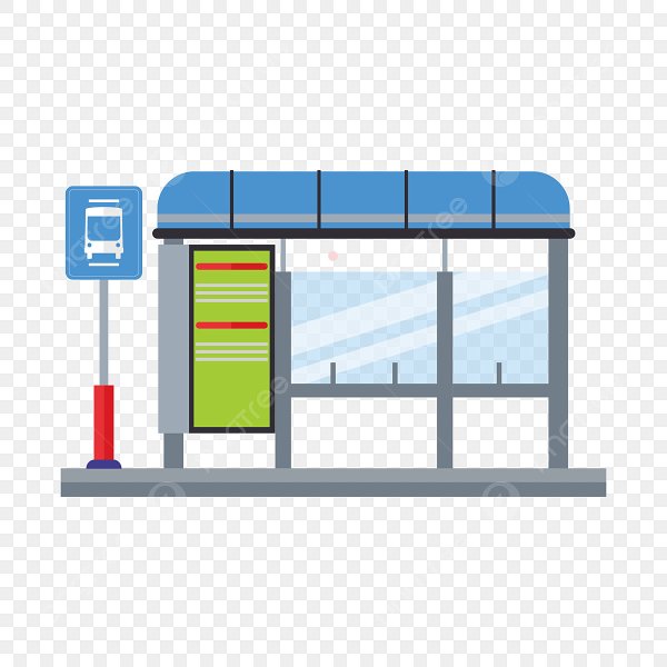 Остановка на прозрачном фоне