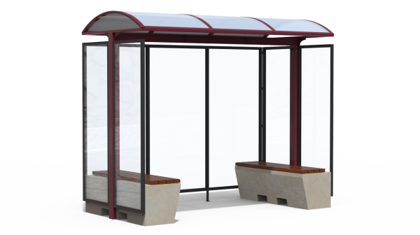 Прозрачные автобусные остановки