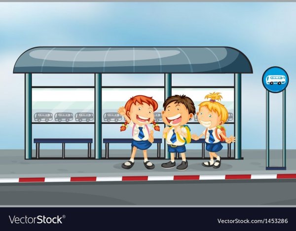 Остановка школьного автобуса