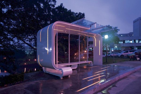 Необычные автобусные остановки