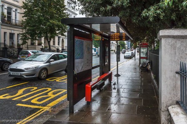 Лондонская автобусная остановка