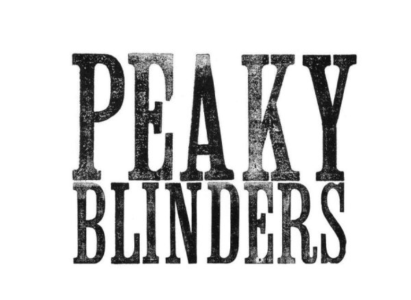 Peaky Blinders сериал логотип