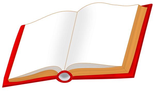Книга картинка для детей на прозрачном фоне