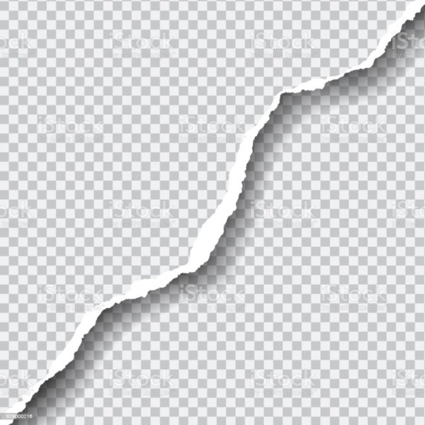 Линия порванной бумаги