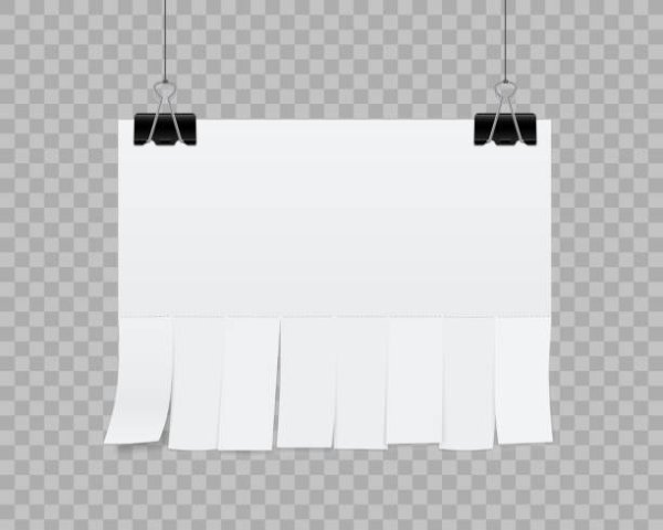 Отрывное объявление вектор