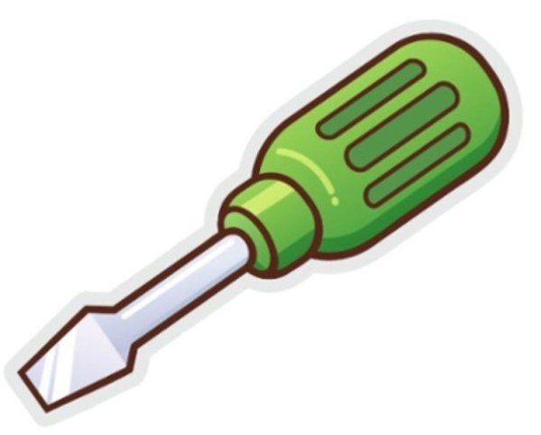 Отвертка мультяшная