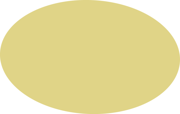 Овал бежевый