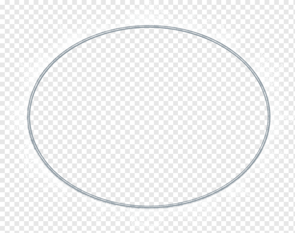 Прозрачный овал