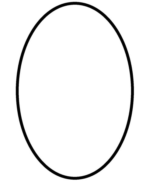Овал шаблон