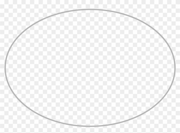 Овал белый
