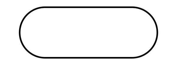 Длинный овал