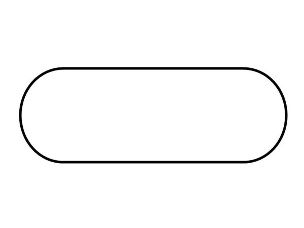 Прямоугольник с закругленными краями