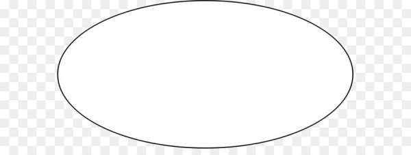 Белый овал на прозрачном фоне