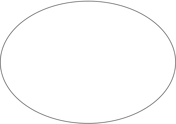 Овал раскраска